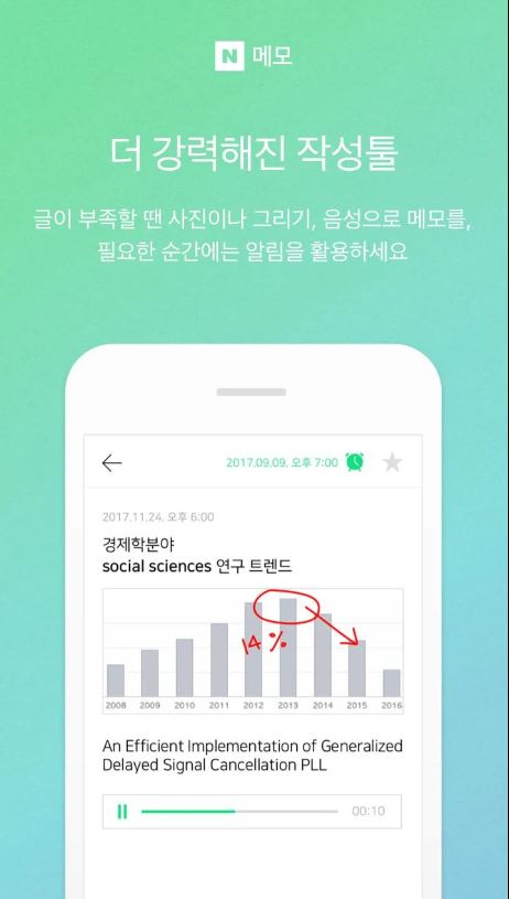 aplicativo de memorando Naver